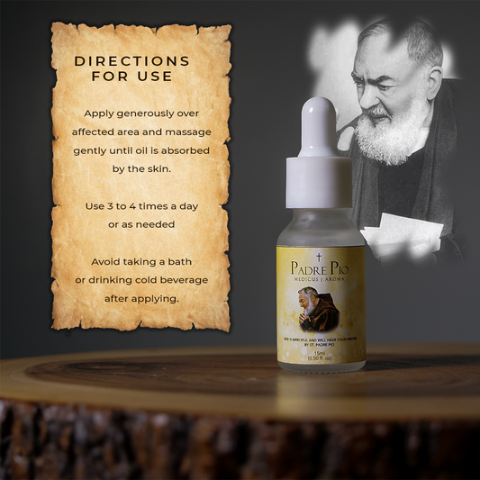 Padre Pio Miraculous Oil Medicus Aroma