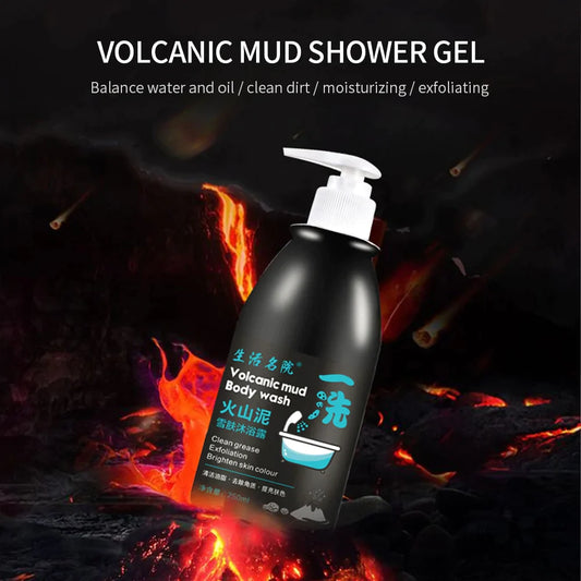 LIFUSHA - 250ml Volcanic Mud Shower Gel Body Wash
