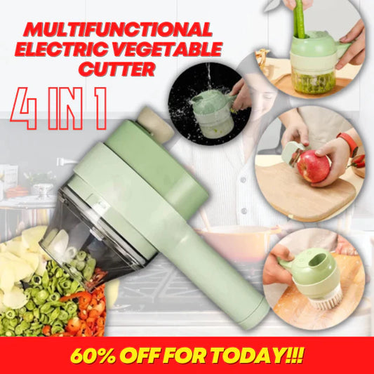 4 In 1 Multifunctional Electric Vegetable Cutter ( 60% OFF TODAY! )